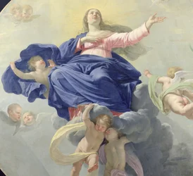 The Assumption of the Virgin (detail)